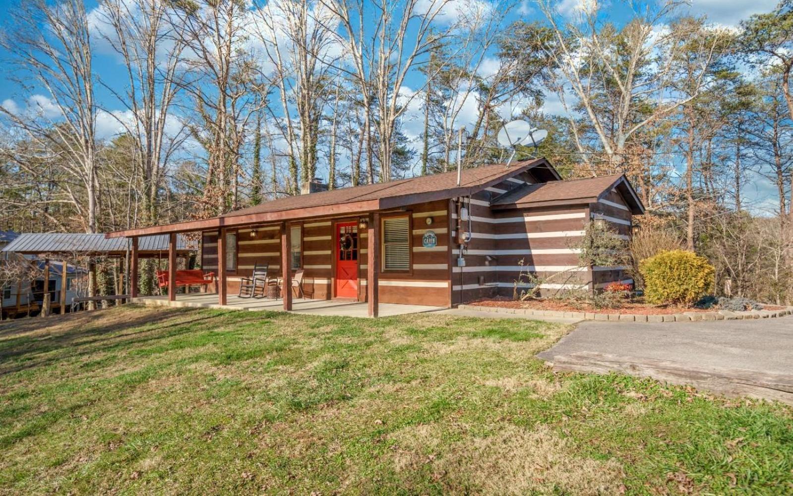 Wooded Bliss Hot Tub Single Level Cabin With No Steps Rocking Chairs And Wooded Views Pigeon Forge Exteriör bild